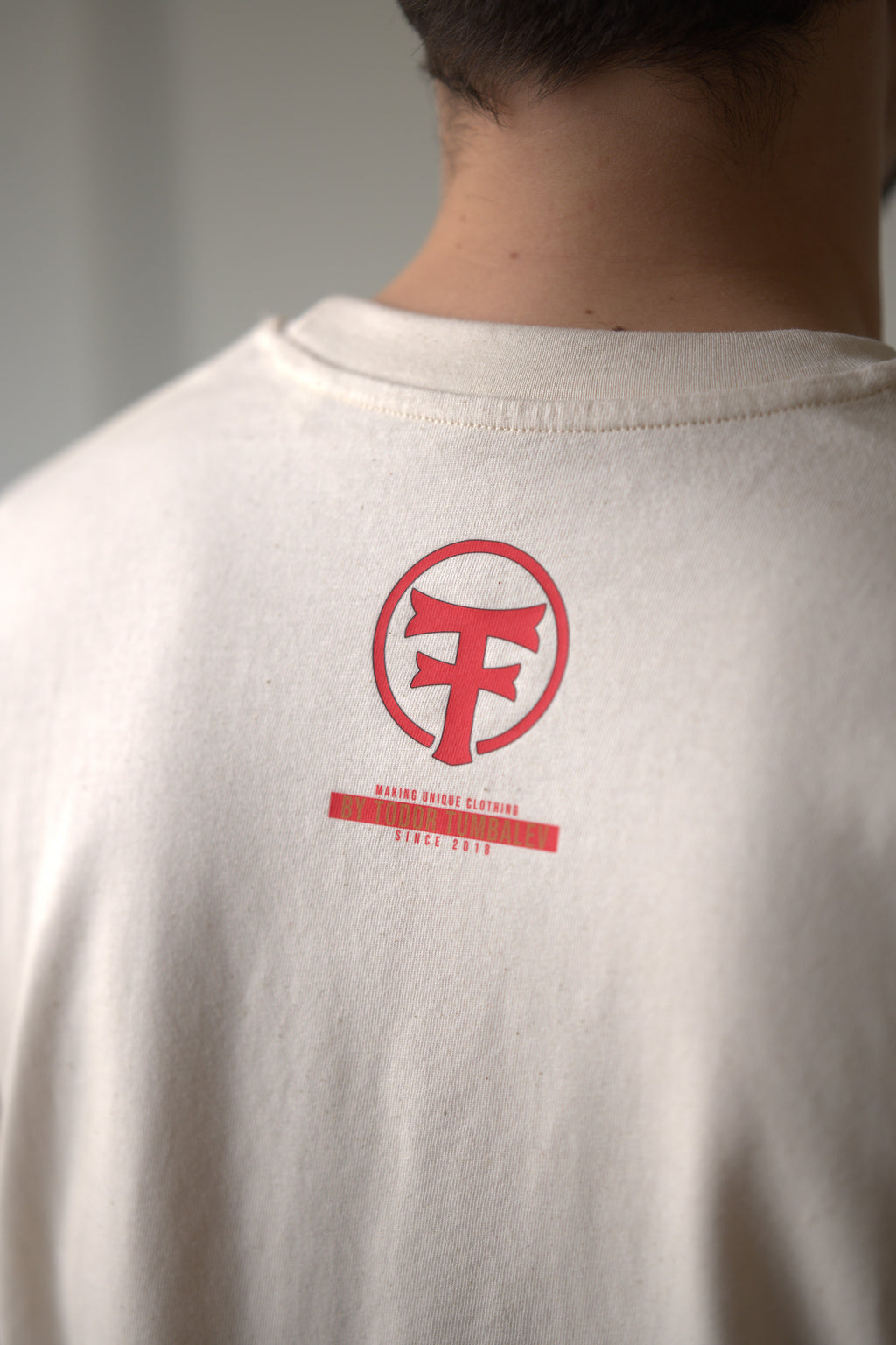 Logo in the clouds Tee Off-White