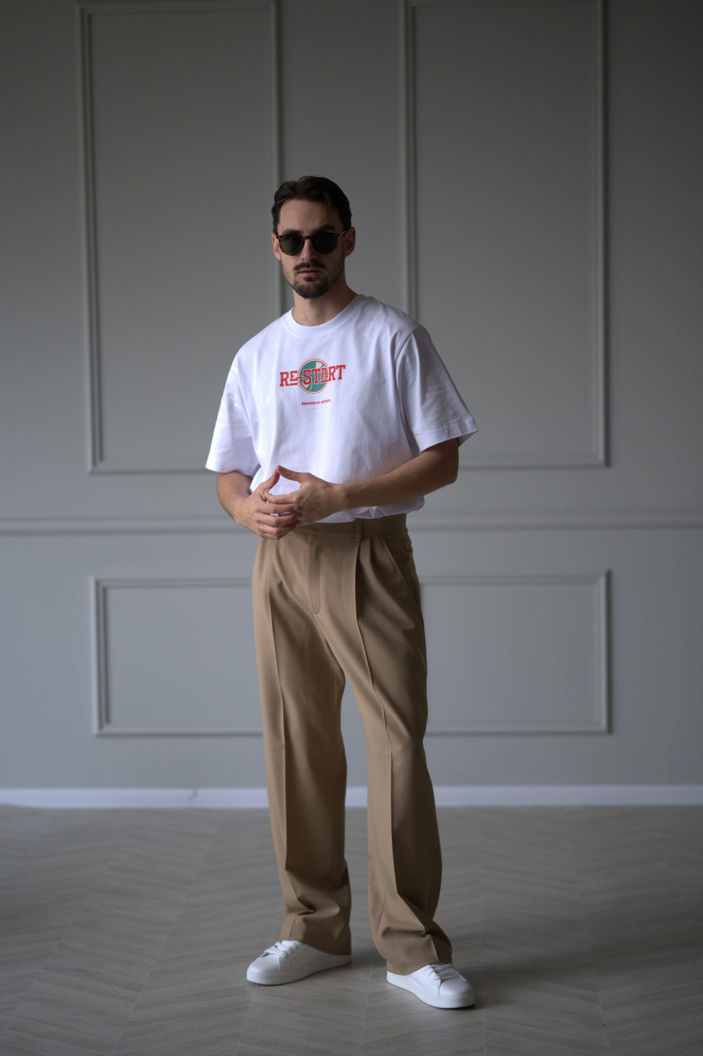 Vinyl Design Tee White