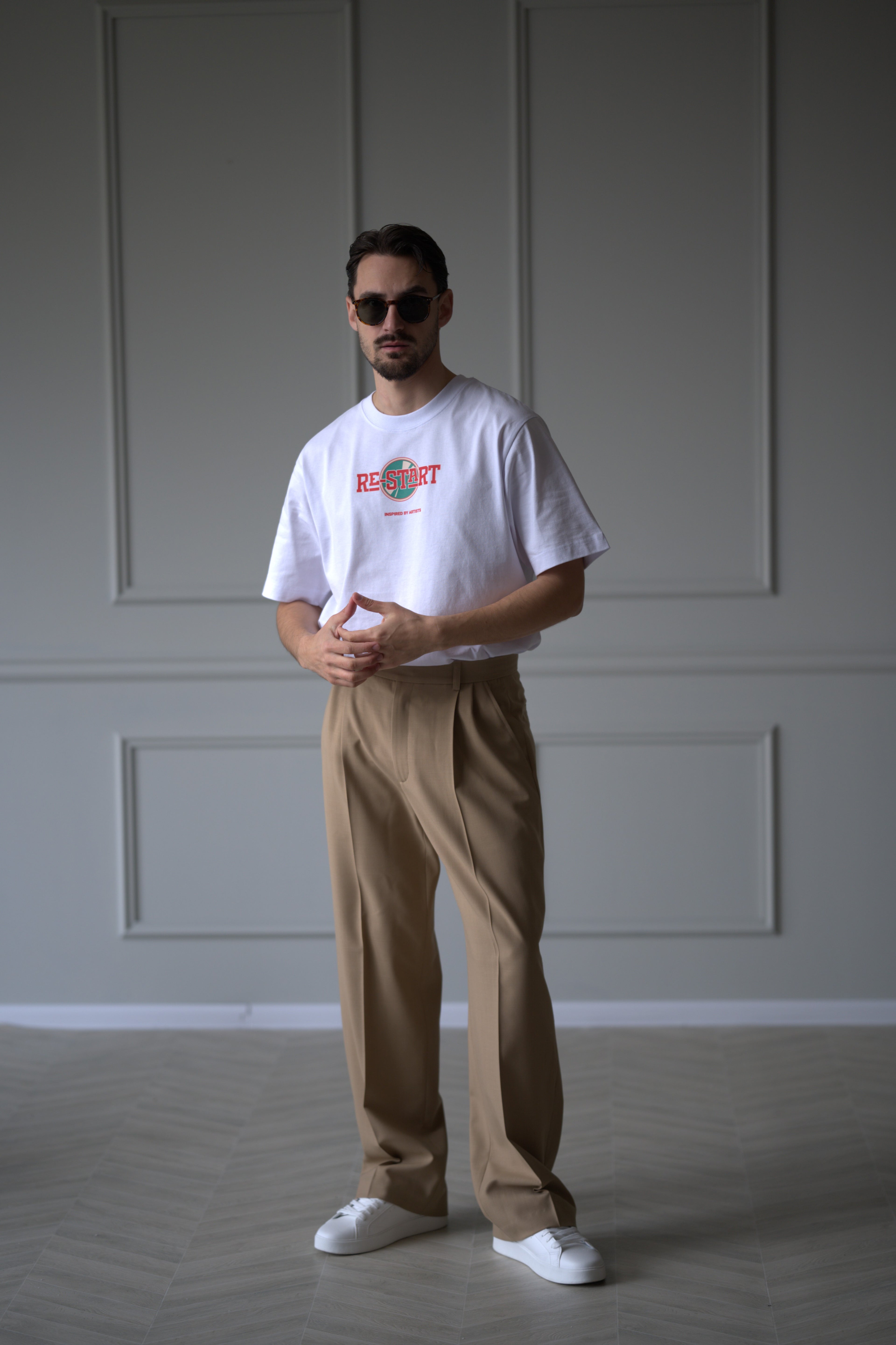 Vinyl Design Tee White