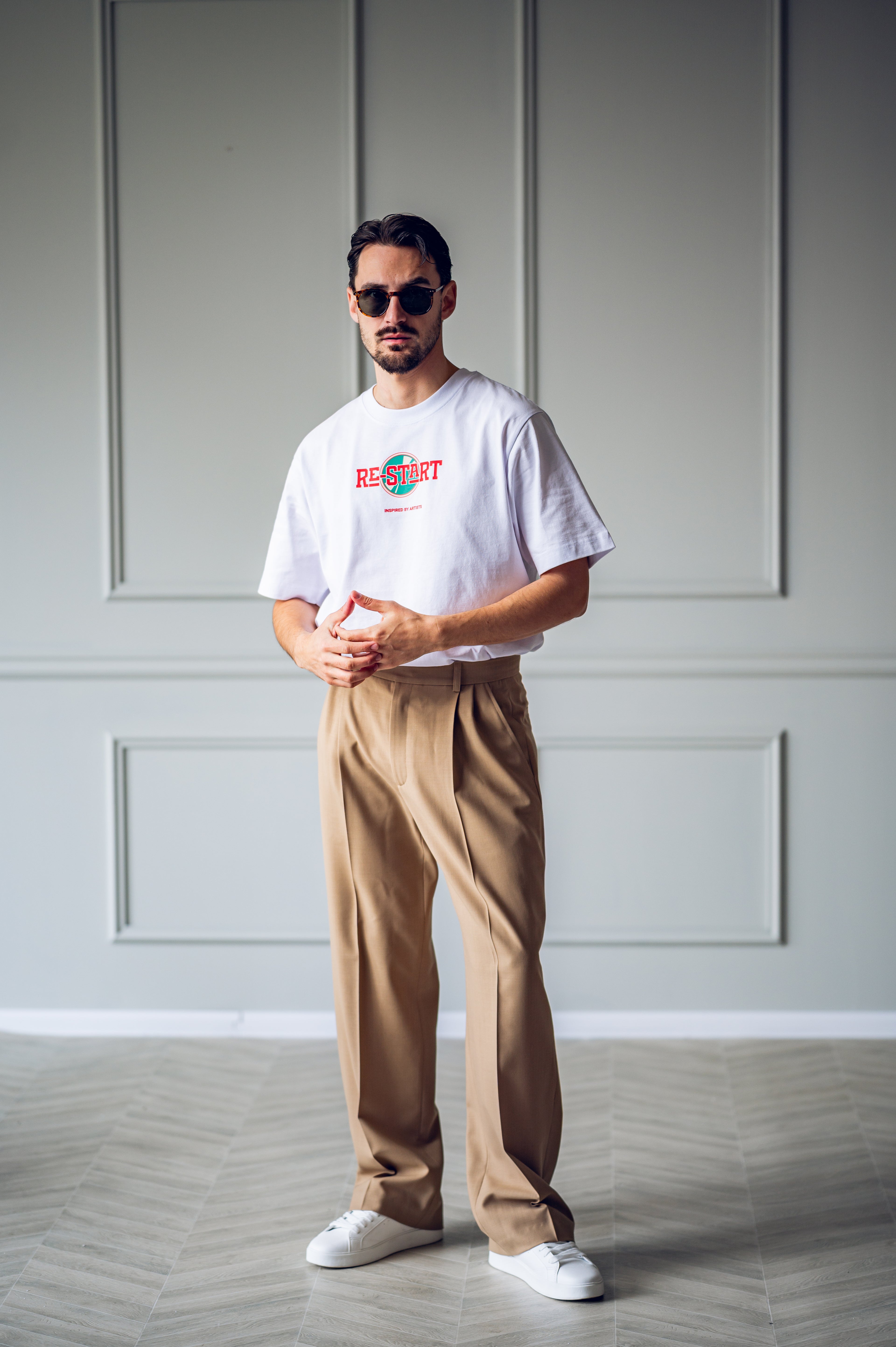 Vinyl Design Tee White