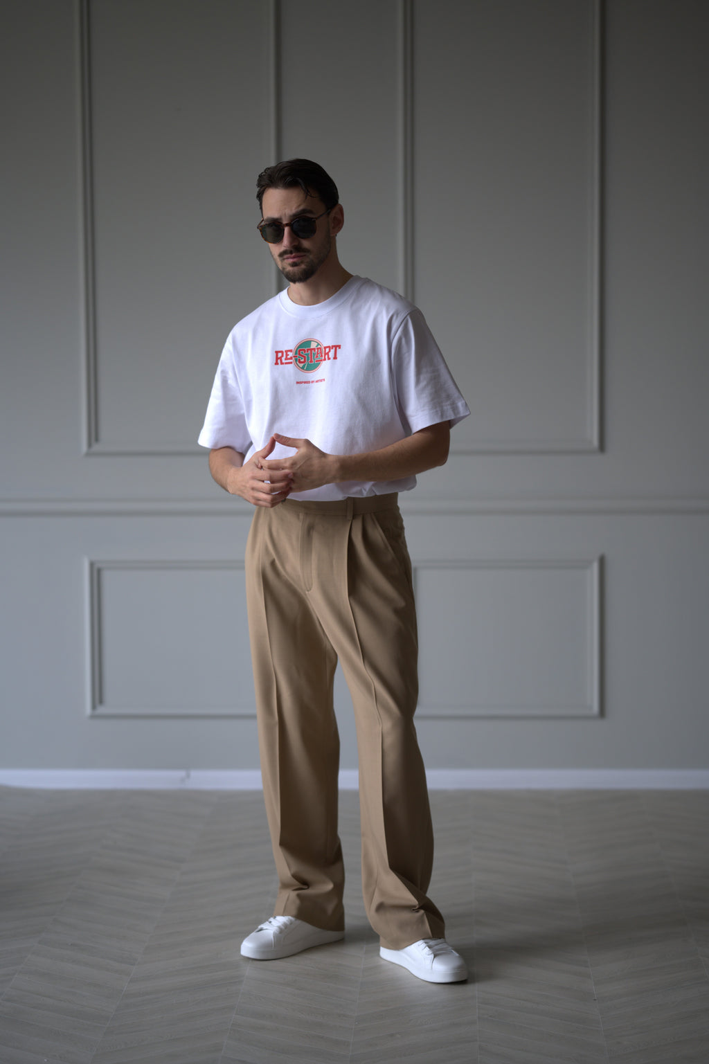 Vinyl Design Tee White