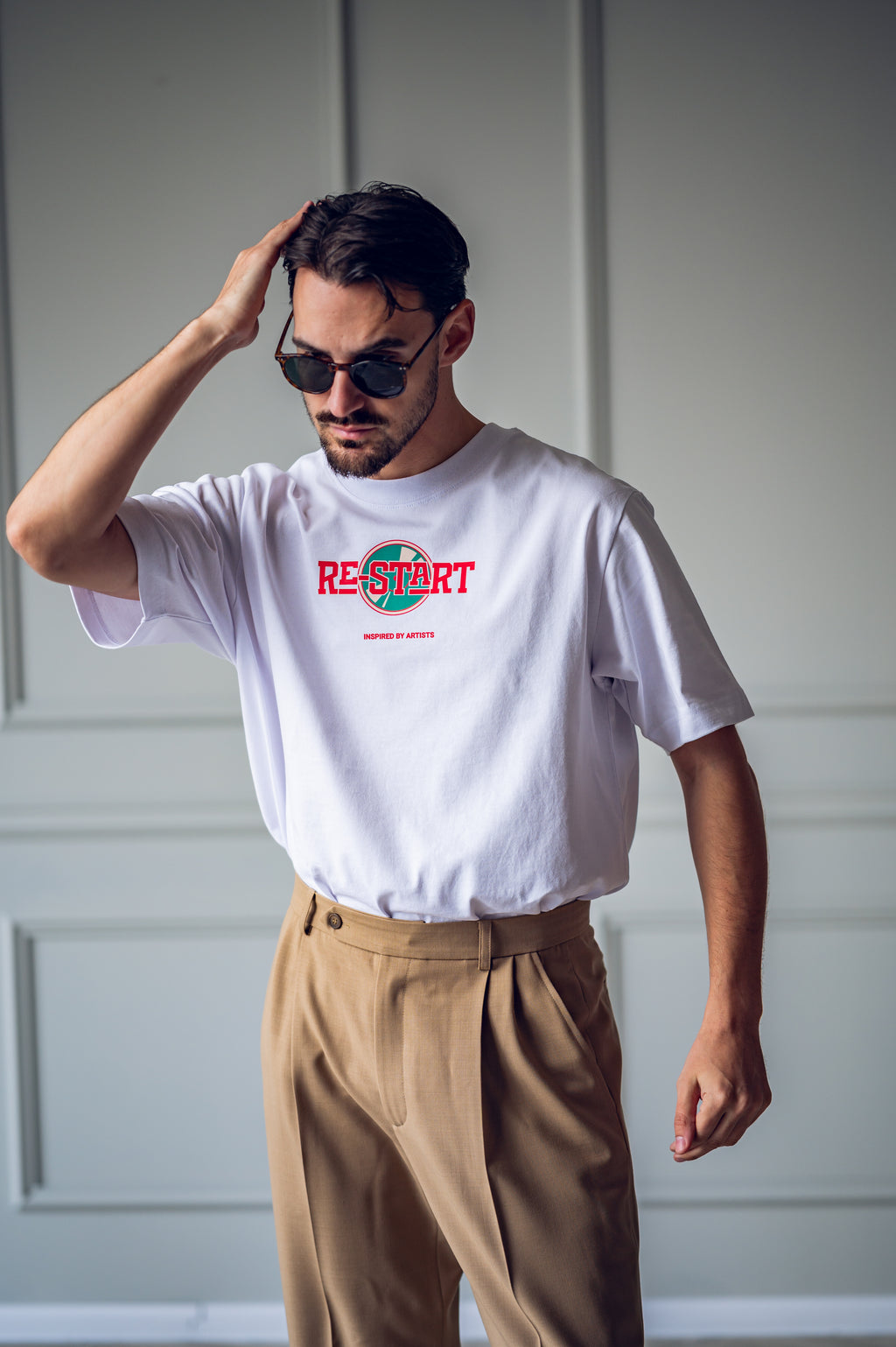 Vinyl Design Tee White