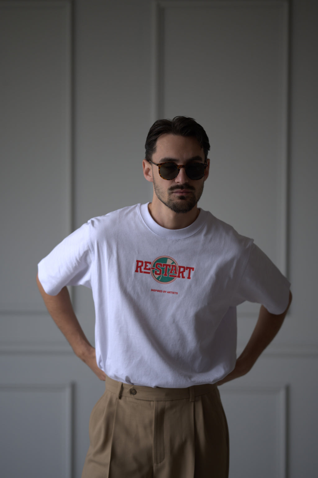 Vinyl Design Tee White