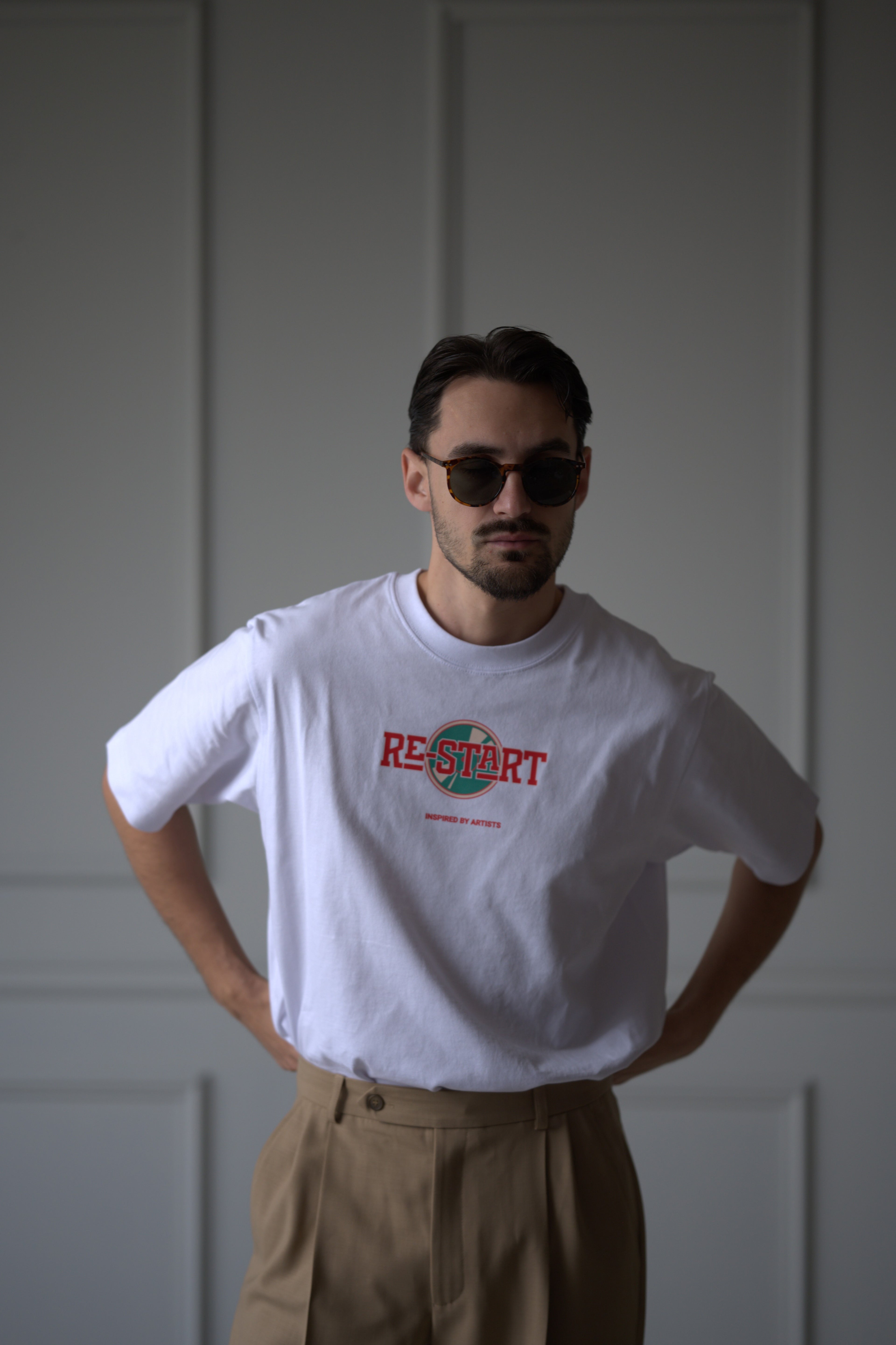 Vinyl Design Tee White