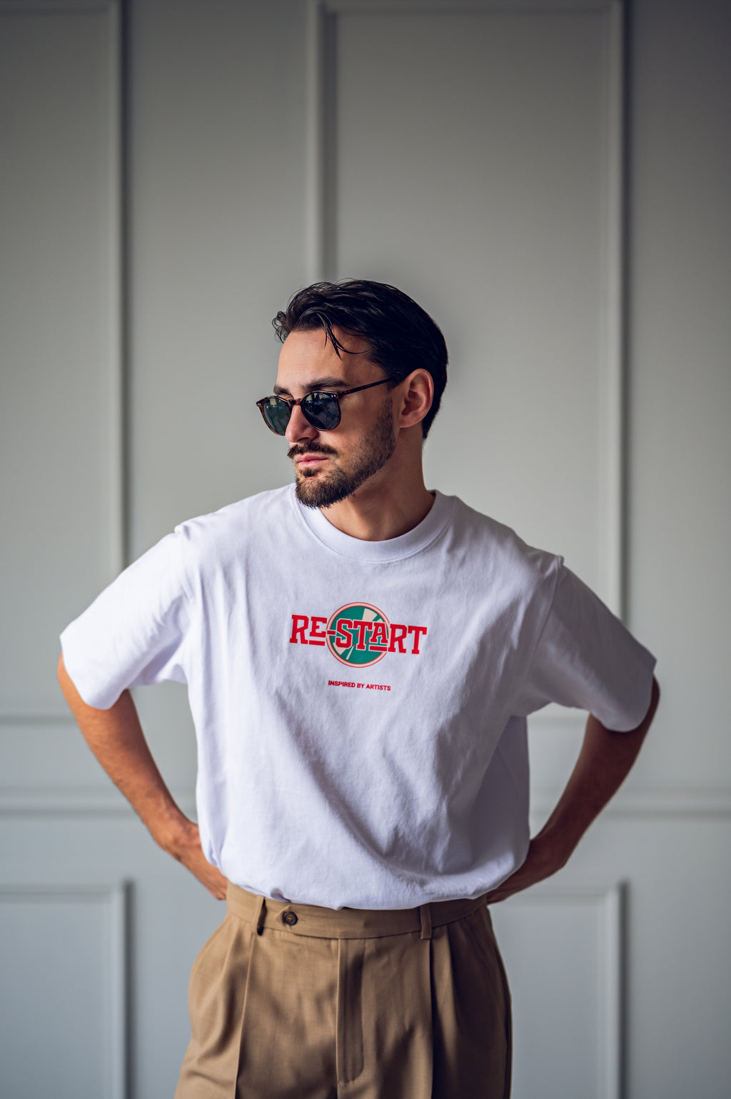 Vinyl Design Tee White