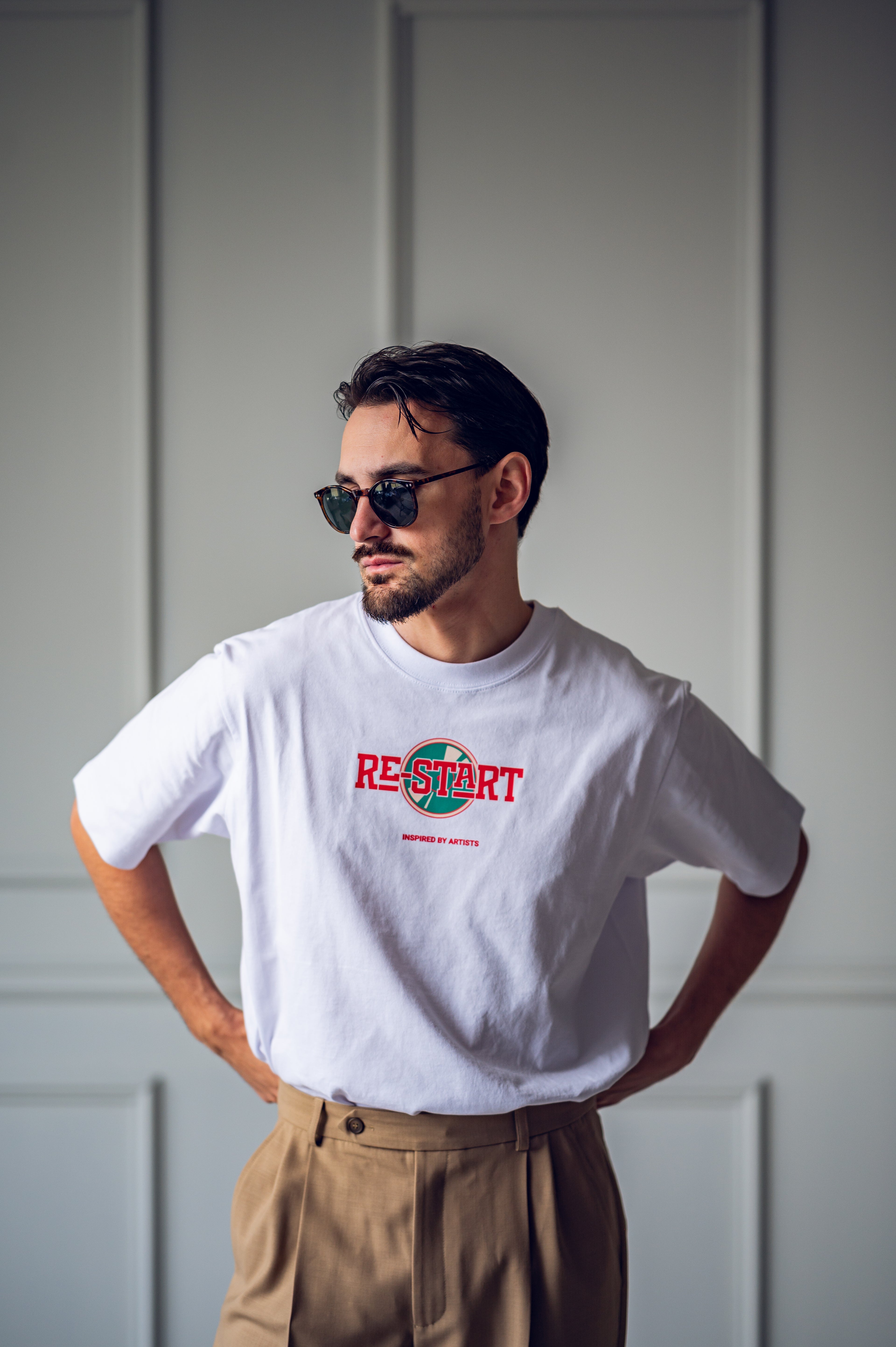 Vinyl Design Tee White