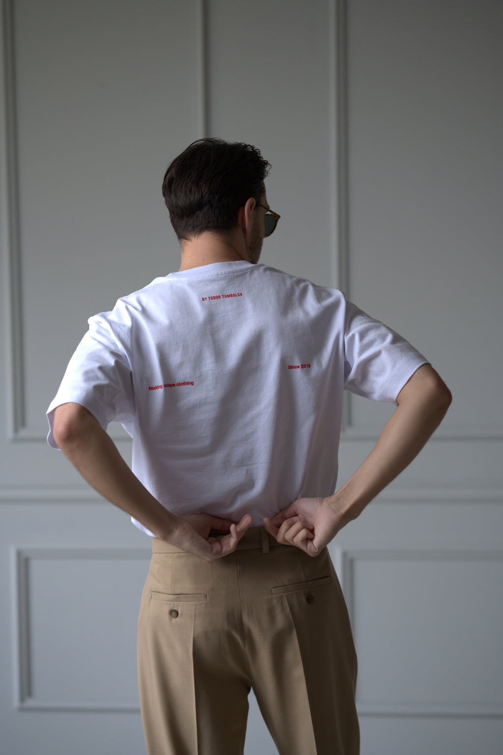 Vinyl Design Tee White