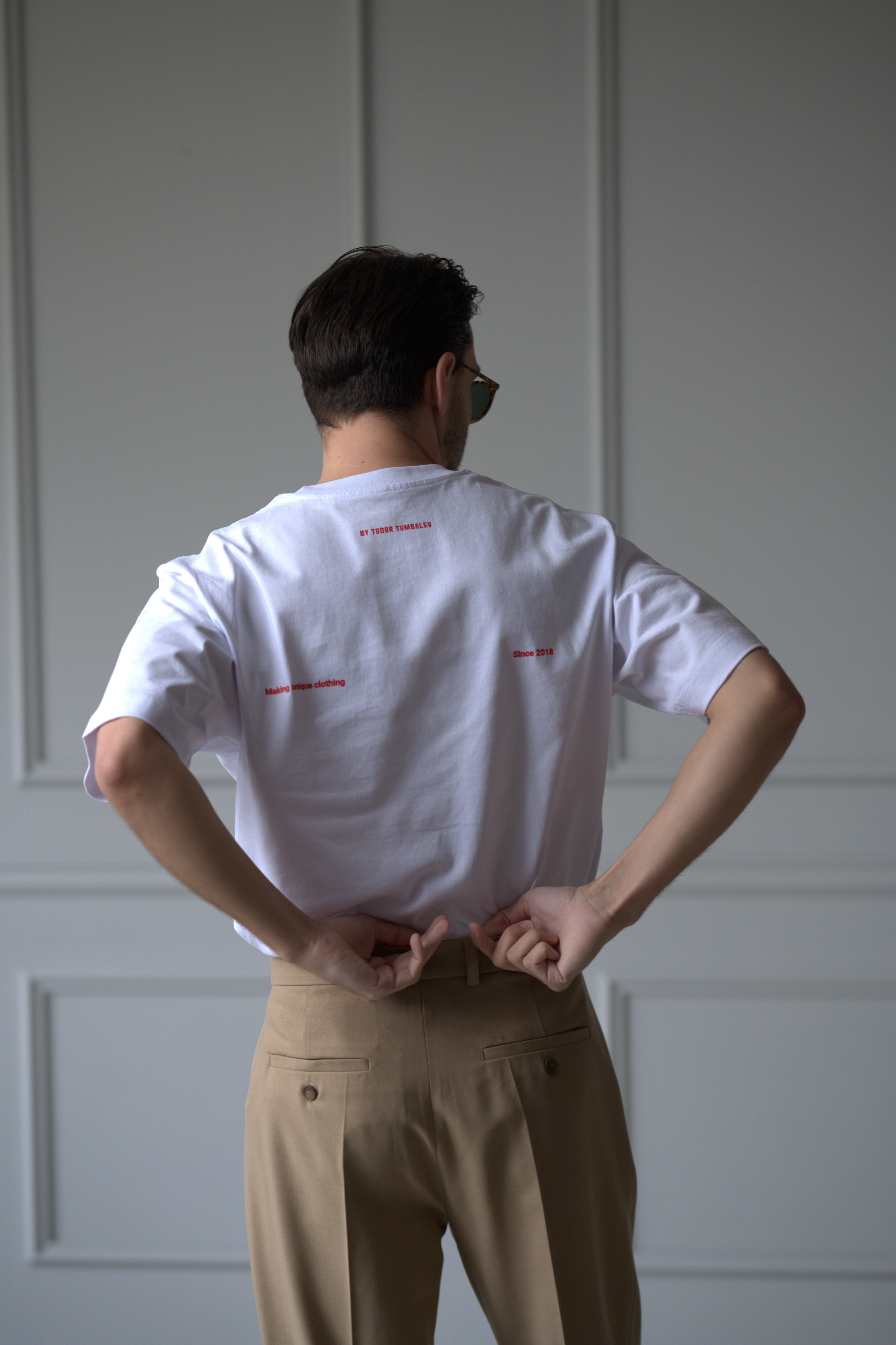 Vinyl Design Tee White