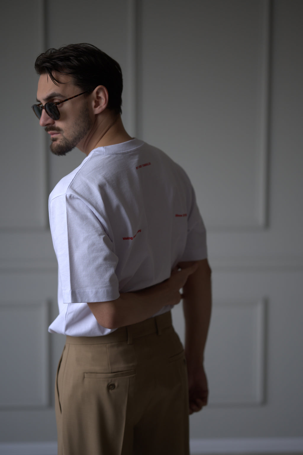 Vinyl Design Tee White