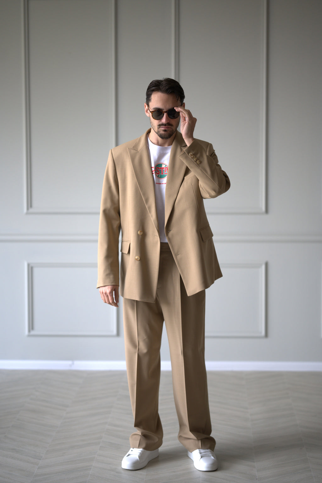 Vinyl Design Tee White