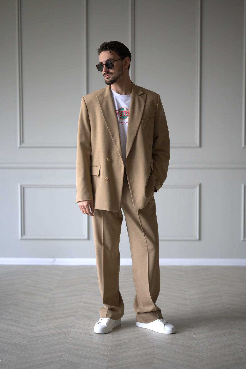 Vinyl Design Tee White