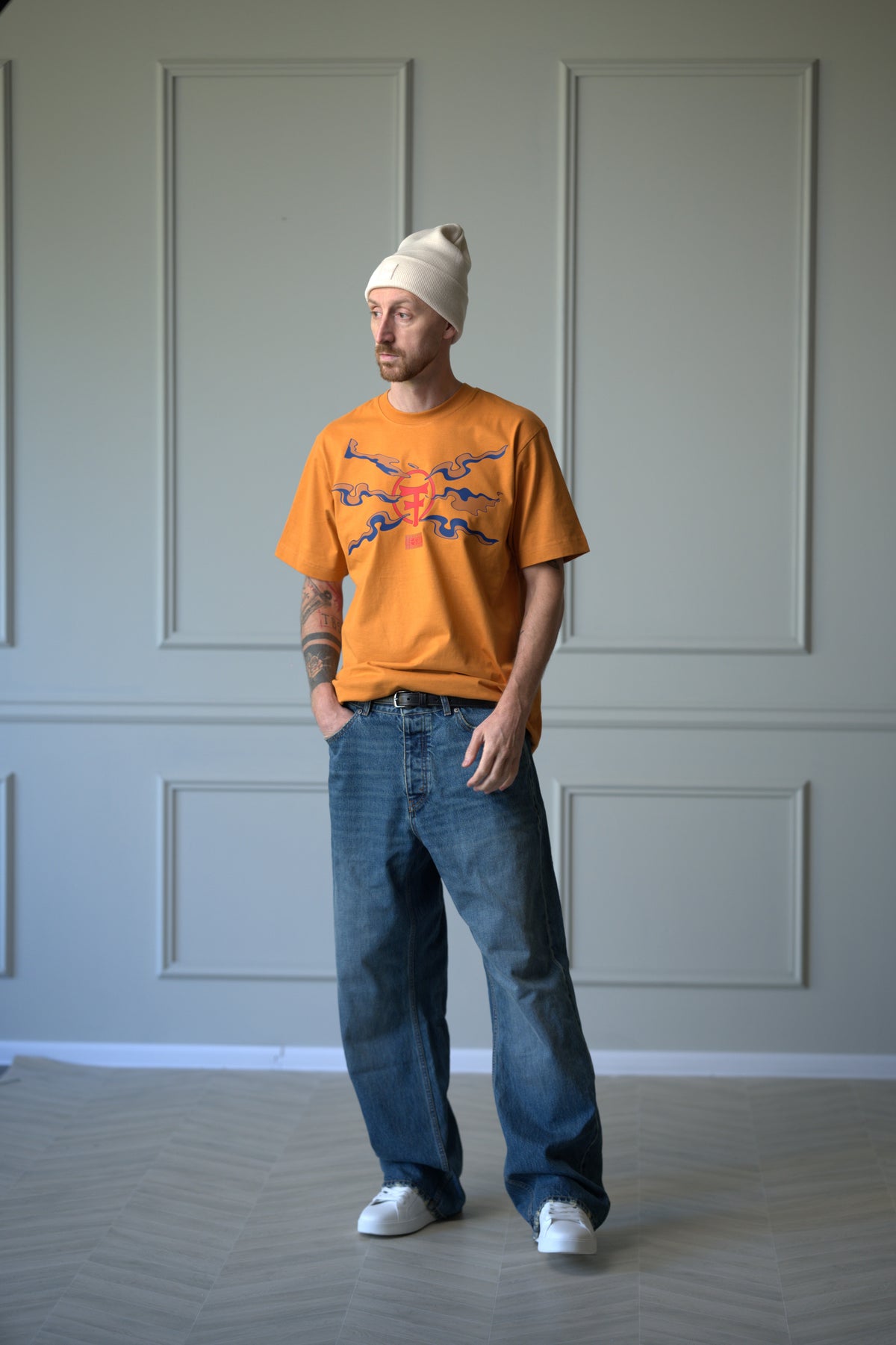 Logo in the clouds Tee