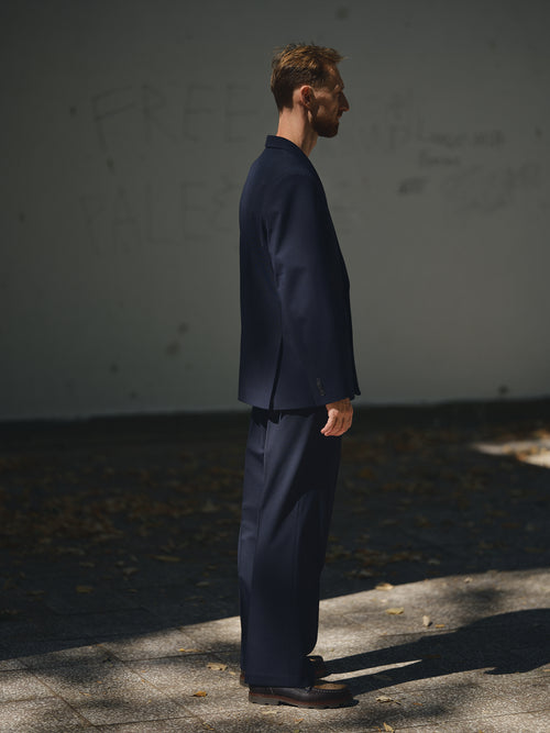 Awards Suit — Essential Double-Breasted Blazer in navy blue by TODÓR TRAME, image 2 of 5