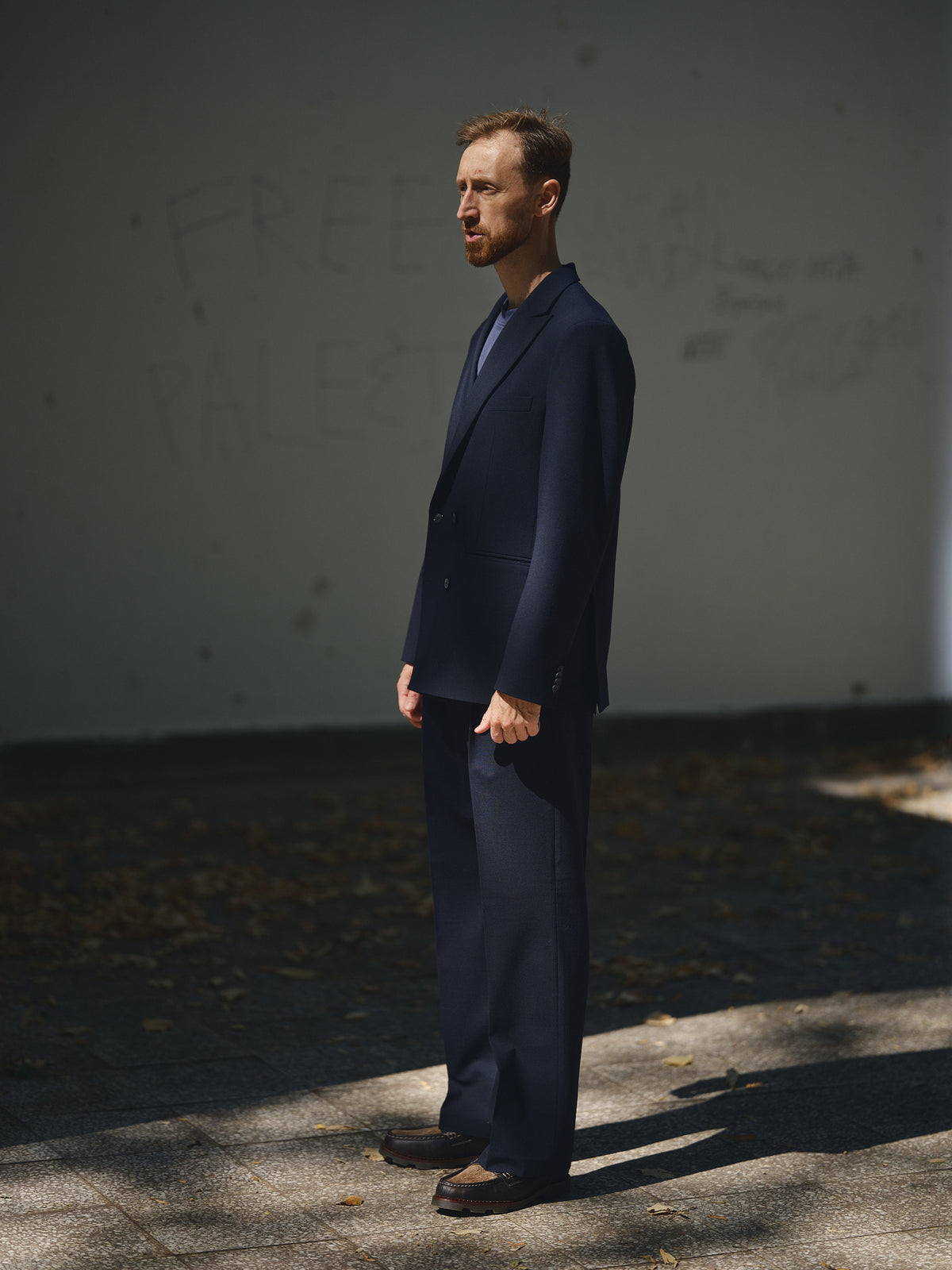 Awards Suit — Essential Double-Breasted Blazer in navy blue by TODÓR TRAME, image 4 of 5