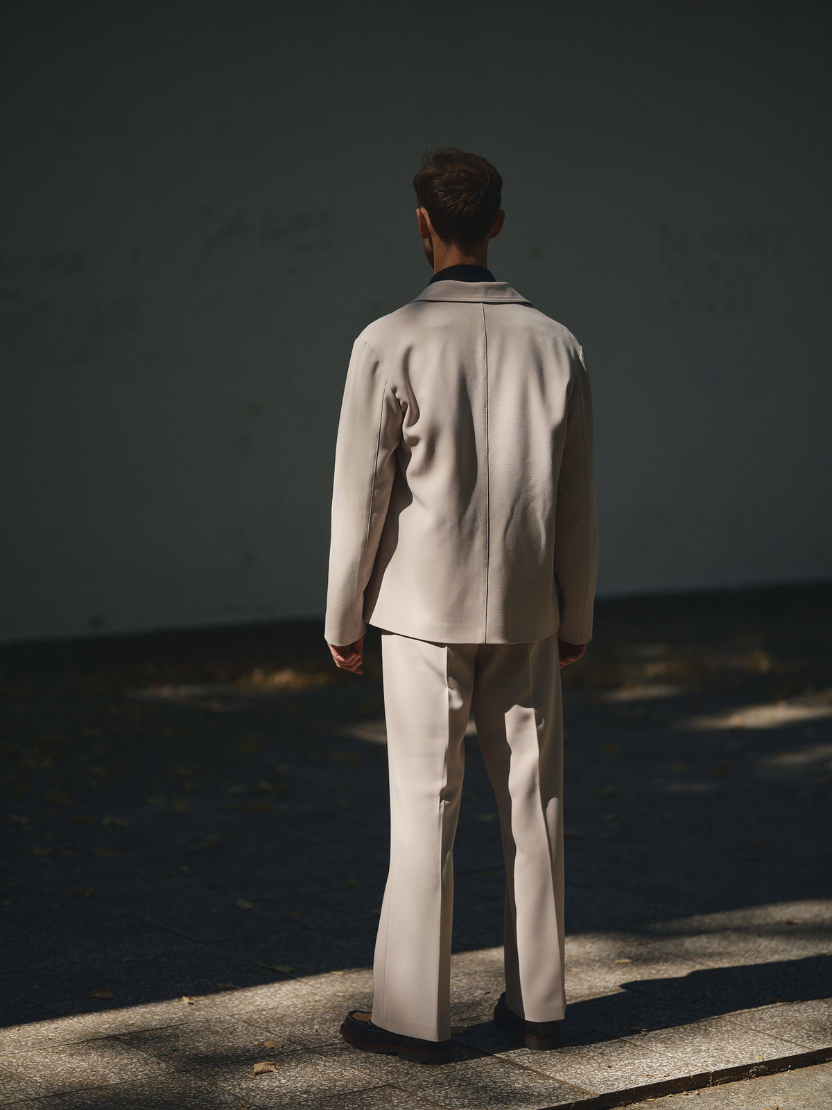The Atelier Shirt Jacket in stone by TODÓR TRAME, image 3 of 5