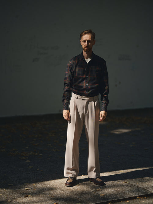 Atelier Trousers in stone by TODÓR TRAME, image 1 of 5